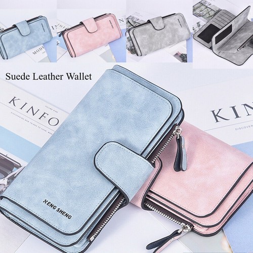 Large Capacity Women's Long Wallet Leather Clutch Coin Pocket Card Holder Purse - Picture 1 of 30