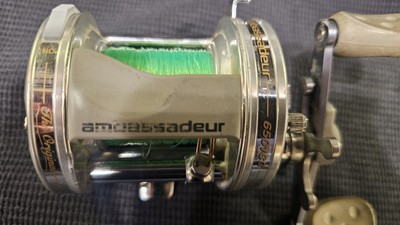 Abu Garcia Ambassadeur 6501C3 Metallic Silver, Left Hand, Excellent Shape!  | eBay