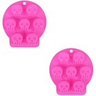  Set of 2 Schokolade Formen Totenkopf Eiswürfelform Silikoneisform