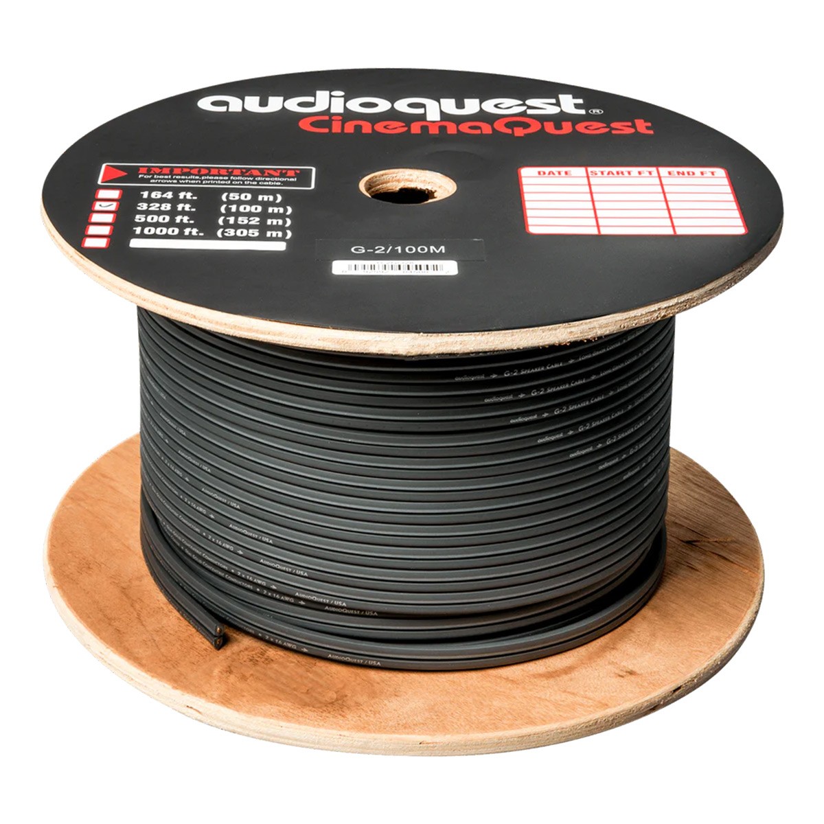 Объемный акустический кабель AudioQuest G2 15 AWG 4921 фута 19490₽