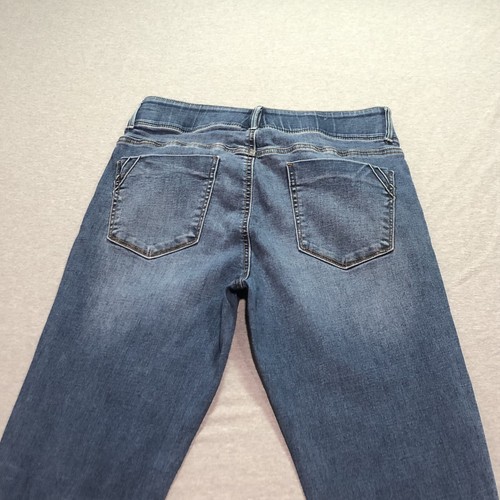 Apt 9 Denim Jeans Damen 12 Stretch Skinny Mid Rise Stone Wash Blau - Bild 7 von 13