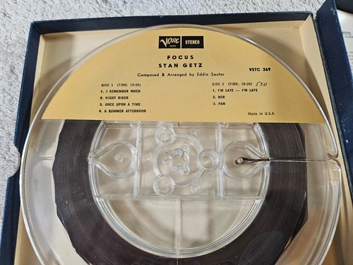 Stan Getz- Focus Reel-To-Reel Tape - Imagen 4 de 4