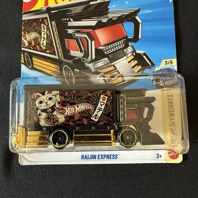 Hot Wheels Raijin Express Black #57 M 2026 Case H Neko Cat Black