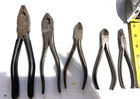 Lot Of 5: VINTAGE Wire Cutters/Strippers 5 Sizes, 8" to 5"