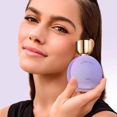 ESIKA AURA LILA PARFUM SPRAY 45ml FLORAL FRAGRANCE   NEW SEALED BOX!