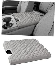 Center Console Armrest Cover for 2015-2025 Ford F150 F250 F350 F450 Grey Edge