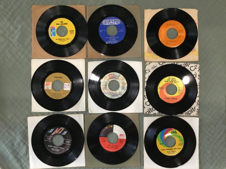 Lot of 30 1960’s 1970’s Soul Funk Jazz R&B 45 rpm Vinyl Records Foto 3 de 4