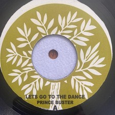 Prince Buster Let's Go To The Dance Reggae Vinyl Record