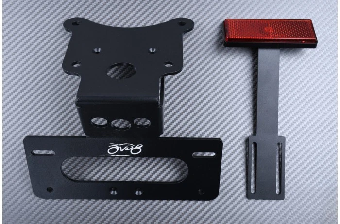 Support Plaque + Catadioptre KAWASAKI Z900RS / CAFE RACER ZR900 2018-2022 - Photo 4/4