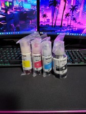 Genuine Epson 502 Ink Bottle Combo for ECO-TANK ET-Printers-OEM-4PK-NEW