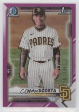 2021 Bowman Chrome Prospects Fuchsia Refractor /199 Victor Acosta #BCP-151 0xz8