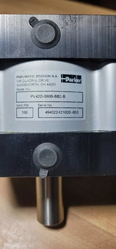 Parker PV42-BB2-B Rotary Actuator 150 PSI PV42BB2B