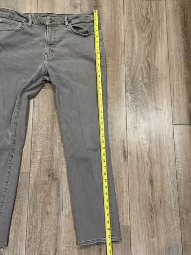 Pantalones de mezclilla ajustados AMERICAN EAGLE AirFlex+ para hombre 34x30 (34x28) gris - Imagen 12 de 14