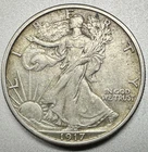 1917  WALKING LIBERTY HALF DOLLAR   XF+  #1759