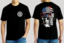 Sig Sauer USA Skull Bullet  Gildan 6.1 oz. Heavyweight S M L XL 2XL 3XL 4XL 5XL