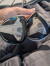Left Taylormade Sim Titanium wood set.3,5 wood.15,19. regular