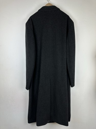 NWT Roundtree & Yorke 100% Lambswool Double Breasted Long Coat Men’s 44L - Picture 2 of 21