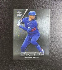 2023 Leaf Trinity Mega Box Steel Silver Stars & Dots Mookie Betts #S-50 Dodgers