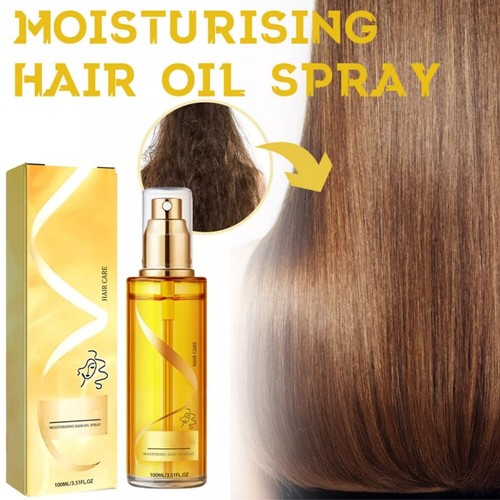 Silky Hair Care Oil Spray Moisturizing And Bbrightening Hair Care Oil Protein 🧩 - Picture 3 of 14