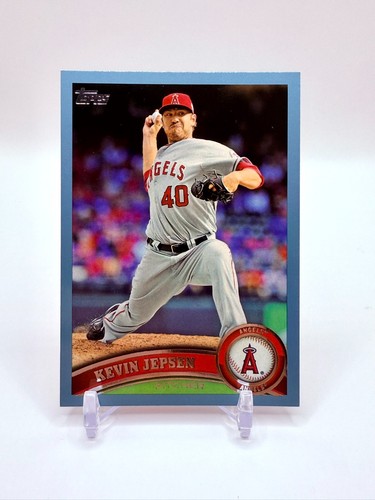 2011 Topps Update - Kevin Jepsen - Walmart Exclusive Blue #US198 Angels - Picture 1 of 2