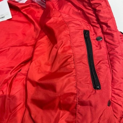Zyia Active Sierra Red Aspen Removable Hood Full Zipper  Puffer Jacket Size L - Picture 7 of 13