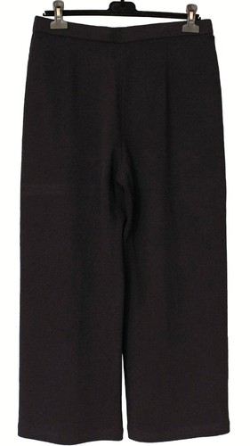 St John Collection BLACK Santana Knit Ankle Pants MODERN Size 12 L / XL - Picture 2 of 3