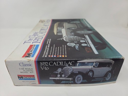 Monograma 1932 Cadillac V-16 Doble Capucha Phaeton Escala 1/24 Kit Modelo Plástico - Imagen 3 de 11