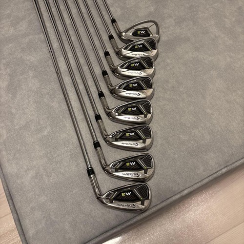 TaylorMade M2 2017 Iron Set 8pcs 5-SW REAX90 Steel Flex S - Picture 1 of 7