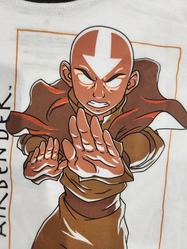 NEW Viacom Avatar The Last Air Bender Aang Boy’s Size 6 US Graphic Tee 2024 NWT - Picture 3 of 8