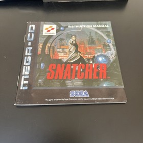 Snatcher - Sega Mega CD Action Adventure Shooter Video Game Boxed RARE