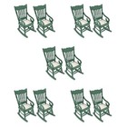  10 PCs Holz Miniatur -Schaukelstuhlmodelle Simulationsstuhlmodelle Mini House