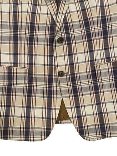 Banana Republic Plaid Mad Men Limited Edition Sport Coat Blazer Size 42S - Bild 7 von 16