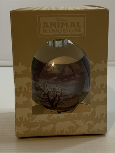 Vintage Animal Kingdom Disney 1998 Christmas Ball Ornament w/ Original box