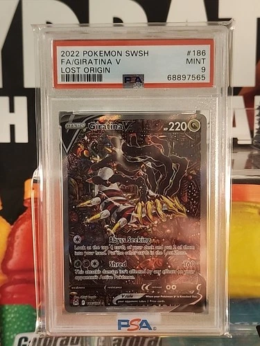 Giratina V Alt Art (Alternate Full Art) PSA 9 186/196 Holo SWSH11: Lost Origin