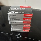 6 x Imation DDS2/DDS-2 DAT Data Tape/Cartridge 4mm 4/8GB DDS-120 120m NEW