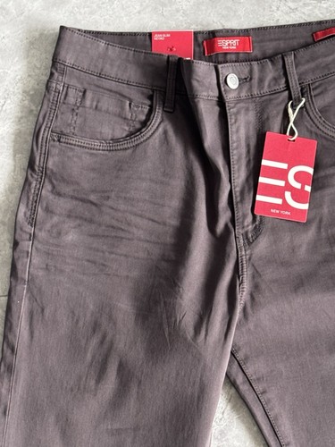 Neu Esprit Damen Jeans Stretch Retro Hose Gr 31/30 Braun - Bild 4 von 8