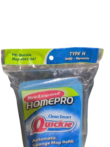 3x Quickie Home-Pro Tipo H 041/047 Fregona y Rodillo Fregona Recarga Microban - Imagen 2 de 5