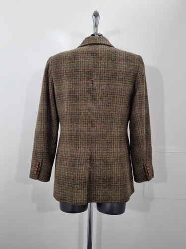 Orvis Damen Woll Blazer Jacke kariert Einreiher Größe 10 - Bild 2 von 5