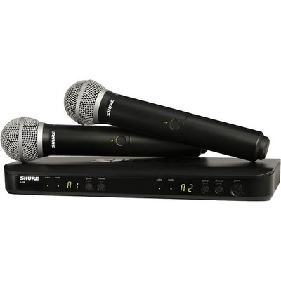 Shure BLX288PG58 DualChannel System WTwo PG58 Handheld Transmitters Band J11
