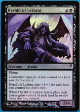 Herald of Leshrac FOIL Coldsnap NM Black Rare MAGIC CARD (ID# 500272) ABUGames