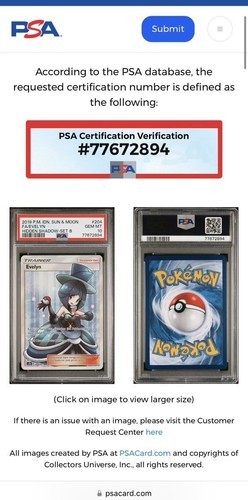 3 Copies in the World PSA10 Lusamine SR Pokemon Card Indonesian Language 204 183 - Picture 4 of 4