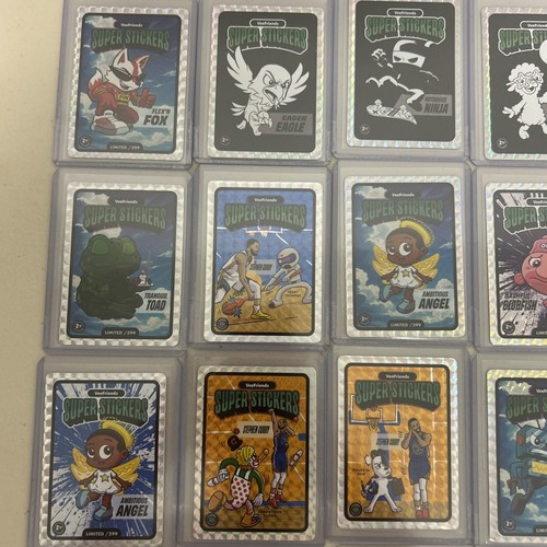 Lot 30 2025 Veefriends Manga Super Stickers Stephen Curry Crossover - Picture 9 of 13