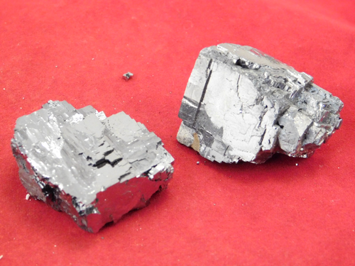 ZWEI! Stufen GALENA Kristalle 100% natürlich aus Missouri 131gr