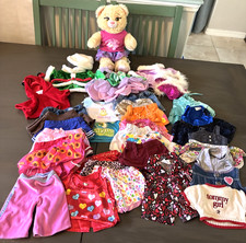 Build-A-Bear Disney Belle Plush w/35 Pc Clothing Lot Bundle