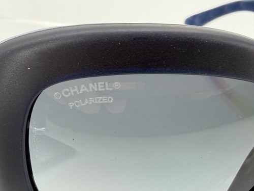 Nuevas gafas de sol polarizadas sin etiquetas Chanel hechas en Italia 6048 c.1482/Z8 55-19-140!!! - Imagen 7 de 19