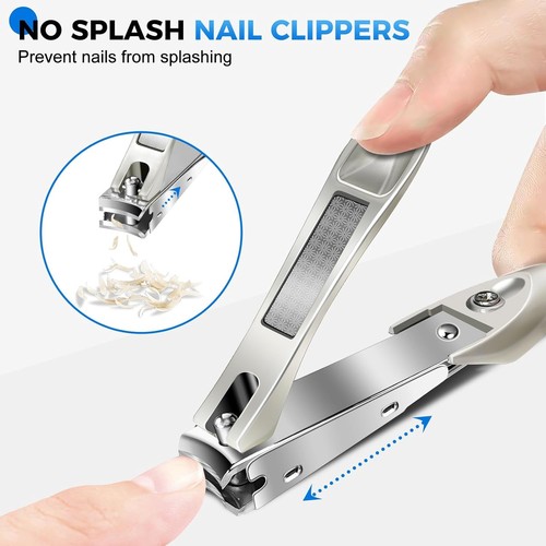 Cortaúñas de los pies para personas mayores Uñas gruesas, 2024 Actualización Cabeza en ángulo Puntera grande - Imagen 4 de 8