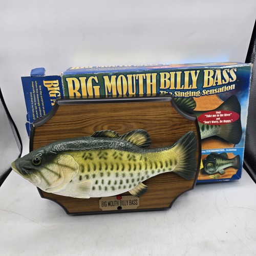 1999 Big Mouth Billy Bass The Singing Sensation getestet funktioniert *lesen mit Box - Bild 8 von 19