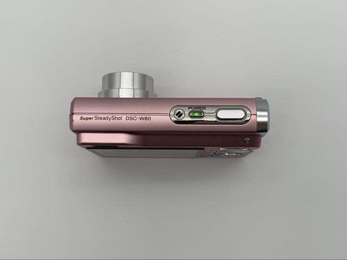 Sony Cyber Shot DSC W80 Digital Camera 7.2MP Pink Carl Zeiss Lens Tested - Picture 2 of 7