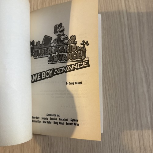 Nintendo Super Mario Advance HINTS & TIPS GAME BOY ADVANCE STRATEGY BOOK - Imagen 13 de 16
