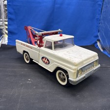 Vintage 1960's Tonka AA Wrecker Tow Truck 24 HR Service - long bed